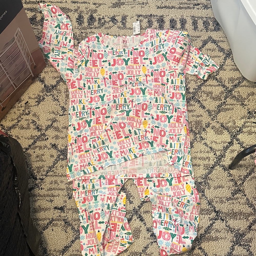 Place Multicolor Holiday Pajama Set